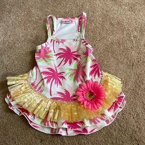 Lulupink dog swimsuit